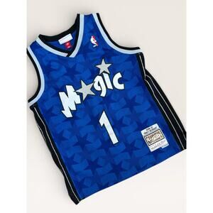 Youth Orlando Magic Tracy McGrady Mitchell & Ness Jersey Blue NBA Swingman V01